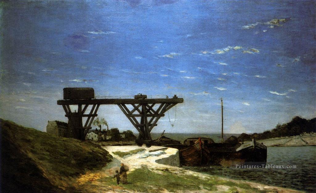 La Seine à Paris entre le Pont de Lena et le Pont de Grenelle postimpressionnisme Primitivisme Paul Gauguin Peintures à l'huile